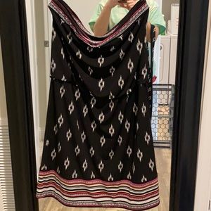 White House black market strapless dress